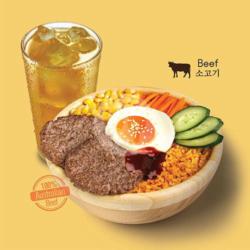 Bibimbap Beef & Lemon Tea