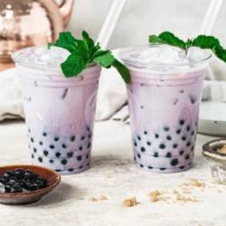 Choco Taro Mint Milk Tea