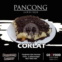 Pancong Setengah Matang Coklat