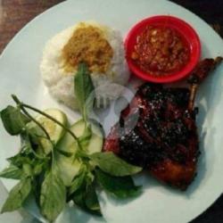 Bebek Bakar Penyet   Nasi