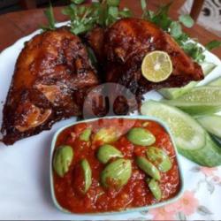 Ayam Bakar Sambel Pete   Lalapan