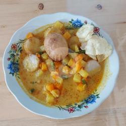 Lontong Sayur Sehat Kuah Susu   Telur Semur (sehat Dan Halal)