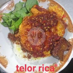 Nasi Telor Rica Rica Tempe Tahu