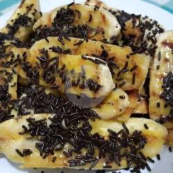 Pisang Panggang Spesial Coklat Messes