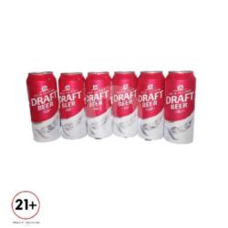 ( 21)promo Paket 6 Kaleng Draft Can 500ml