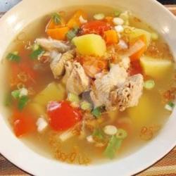 Soup Ayam Kampung   Nasi