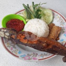 Nasi Lalapan Lele   Tempe