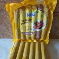 Sosis Sapi Bakar Bockwurst Nidia 500gr (frozen)