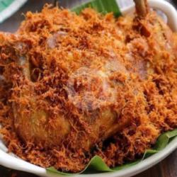 Nasi Ayam Srundeng Hemat   Mendoan   Es Teh Manis