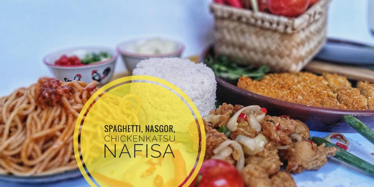 Spaghetti, Nasgor, Chicken Katsu Nafisa, Dayeuhkolot