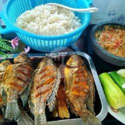 Nasi Tempong Ikan Nila/mujair Bakar