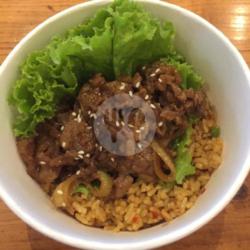 Tent Fried Rice Beef Teriyaki