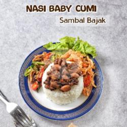 Nasi Baby Cumi   Teh