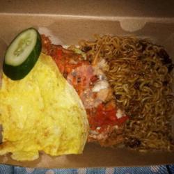 Ayam Geprek Sambal Original(mie Telur Goreng)