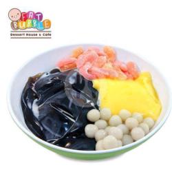 A3 (grass Jelly, Rice Ball, Mochi, Egg Puding)