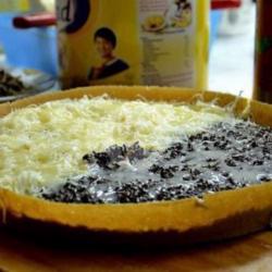 Martabak. Sebelah Keju Sebelah Coklat Susu