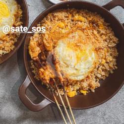 Nasi Goreng Gurih Ayam X Sate Kulit