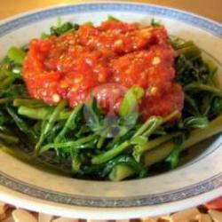 Plecing Kangkung   Tahu   Tempe   Sambel Extra Pedas