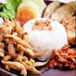 Nasi Wader Crispy Sambal Penyet/geprek