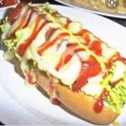 Hotdog Telor Tanpa Sosis