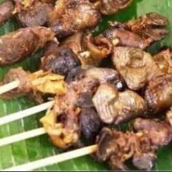 Sate Usus Ati Ampela Goreng