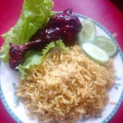 Nasi Kebuli Ayam Panggang Pedas Manis