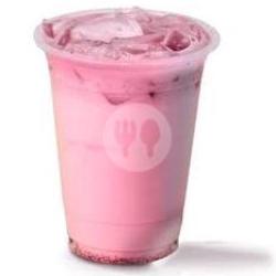 Es Strawberry Fresh Milk