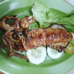 Sotong Bakar Plus Nasi