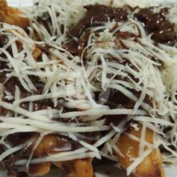 Pisang Keju Coklat Crunchy