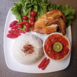 Dada Goreng Sambal Cibiuk (kencur)