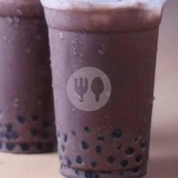 Dark Coklat Fresh Milk With Boba