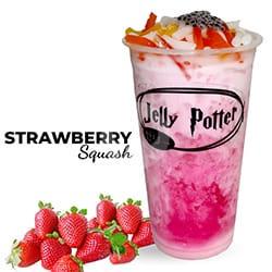 Strawberry Squash ( Jelly Boba Habis )