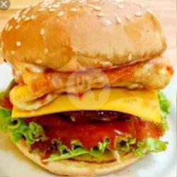 Super Burger   Keju   Telor