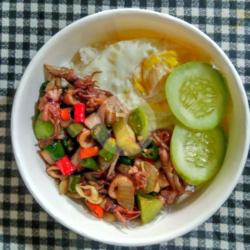 Nasi Cumi Asin Cabe Hijau