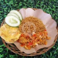 Indomie Ayam Gepuk Plus Telor Dadar