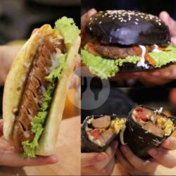 3in1 (black Kebab Black Burger Hotdog)