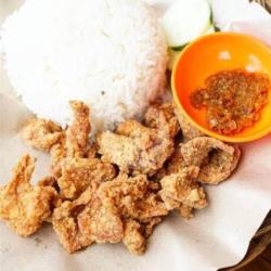 Nasi Kulit Goreng Tepung