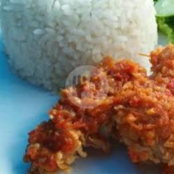 Ayam Geprek (sayap) Nasi