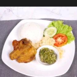 Nasi Ayam Geprek   Tahu Tempe