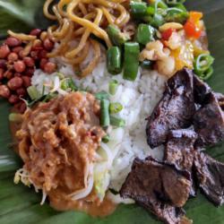 Sego Pecel Rames Babat