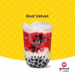 Redvelvet Boba Fresh Milk Medium