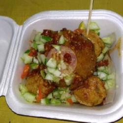 Cobek Bakso Urat Jumbo Goreng/kukus Sambel Cabe Rawit