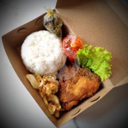 Ayam Nampol   Nasi