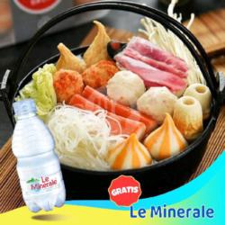 Paket Seru C - Suki Steamboat Kuah Miso X Le Minerale