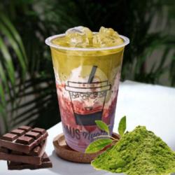 Coklat Matcha Fusion (latte)