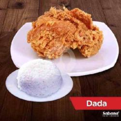 Fried Chicken Dada   Nasi