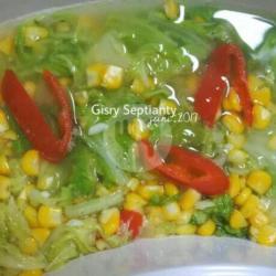 Sayur Bening Sawi Putih Jagung