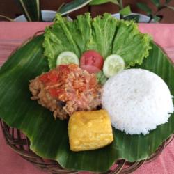 Paket Nasi Ayam Geprek Sambel Teri