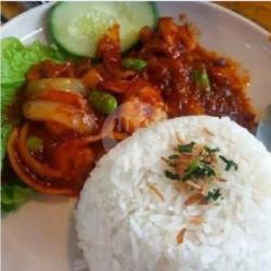 Oseng Mercon Udang Nasi