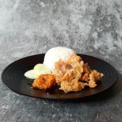 Nasi Daun Jeruk Chicken Popcorn